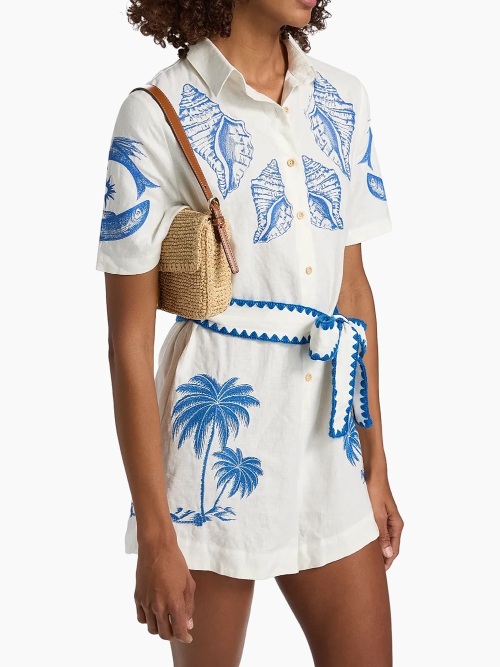 Farm Rio Brasil Vintage Embroidered Romper - Picture 2 of 7